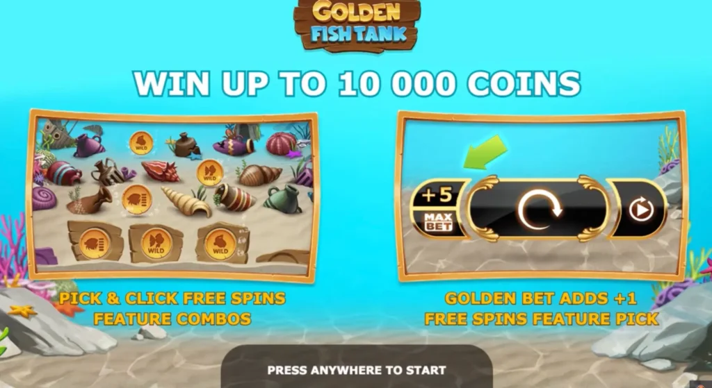 Golden Fish Tank slot özellikleri